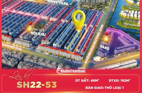 Bán liền kề tại oceanpark 2 . Gía tốt chủ đầu tư , k chênh , triết khấu 25-30% .Nhỉnh 8 tỷ.